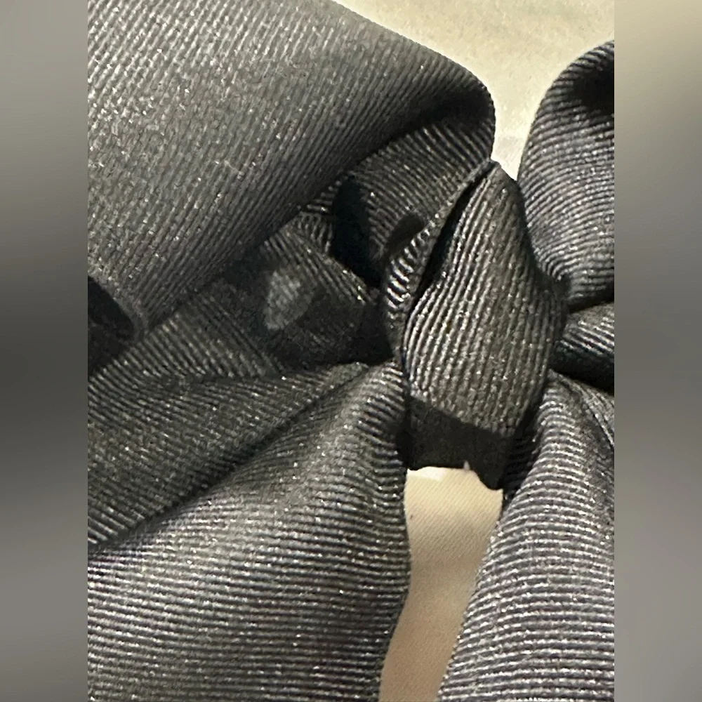 Classic Black Grosgrain Hair Bow- bundle 2+ for savings on shipping.